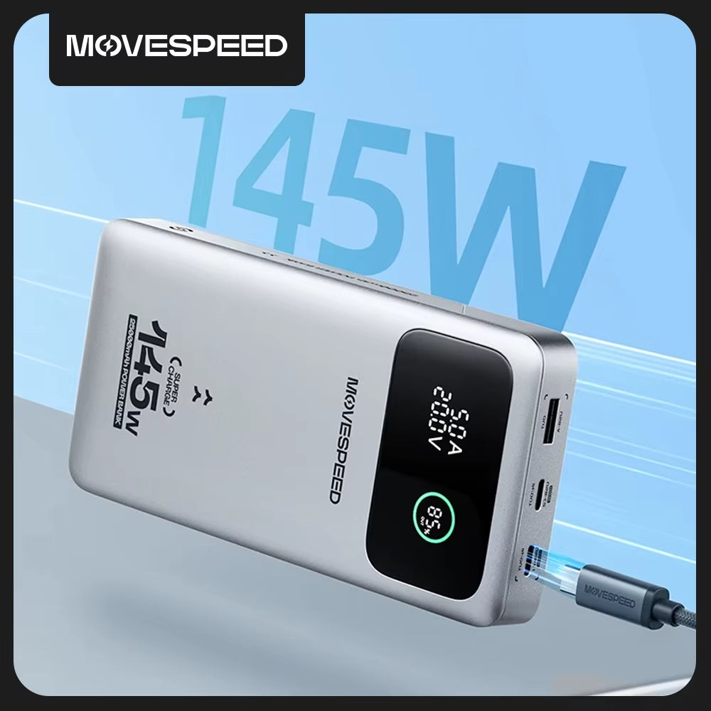 M25 Pro 140W Power Bank 25000Mah PD3.1 USB-C Fast Charging Powerbank Portable External Battery for Macbook Dell Laptop