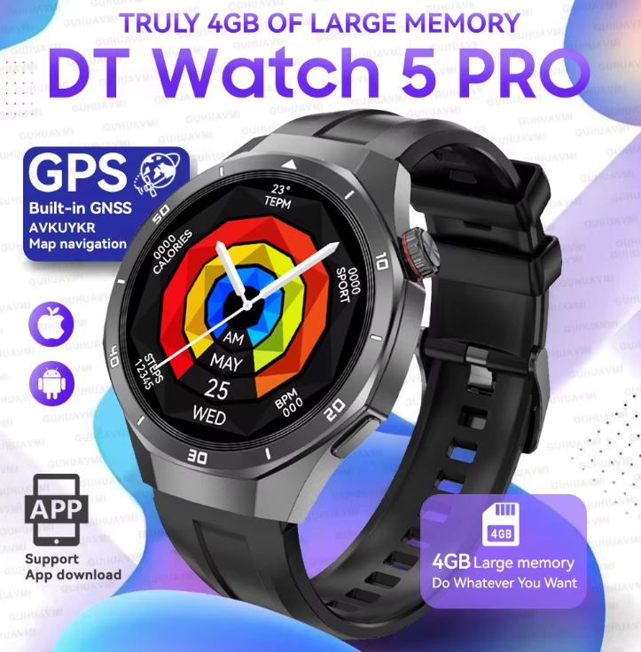 DT Ultra Smartwatch 49mm – AMOLED Display, Bluetooth Calling, GPS, MP3 Playback | Afkne