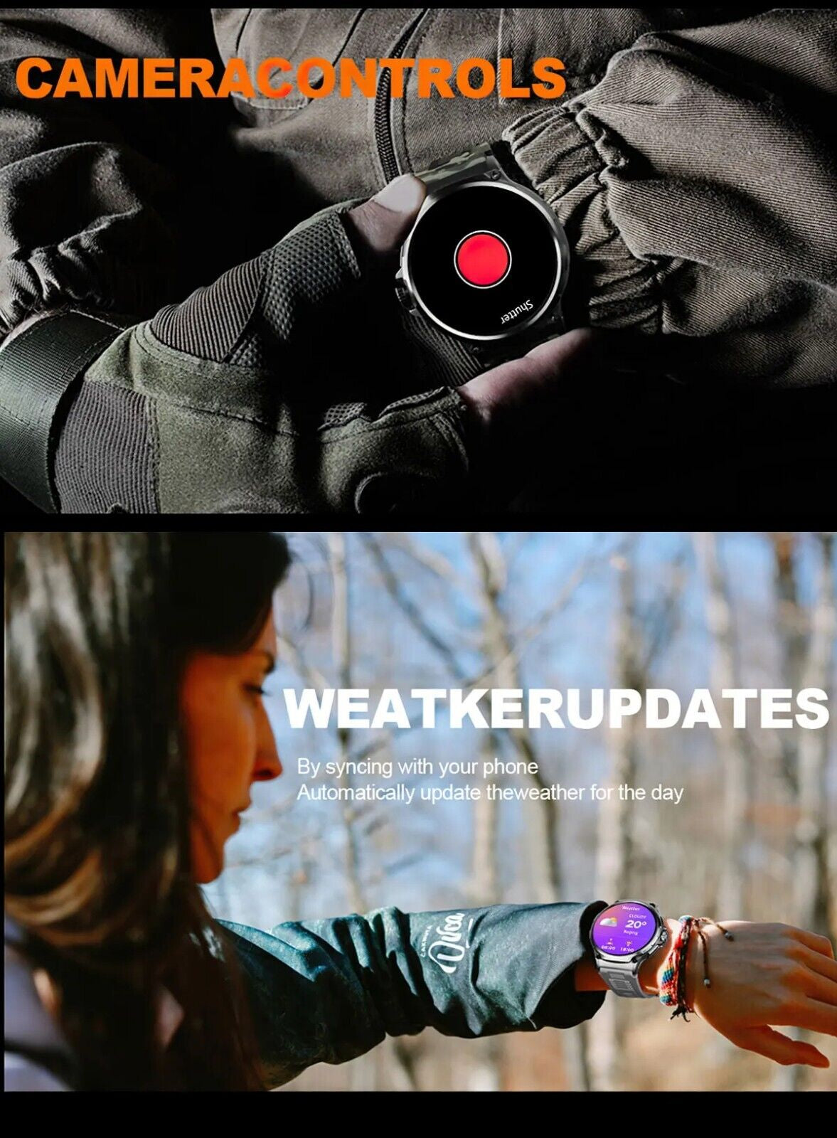 1.85" Ultra HD Smartwatch GPS Bluetooth Call Health Tracing